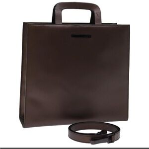 Gucci Brown Leather Shoulder Bag